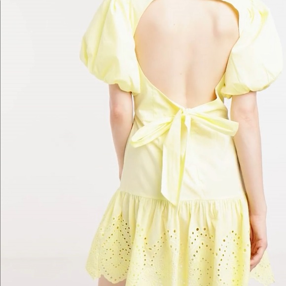 Glamorous Yellow Mini Dress - Picture 4 of 5